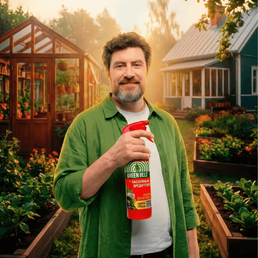 Надежно защищает растения